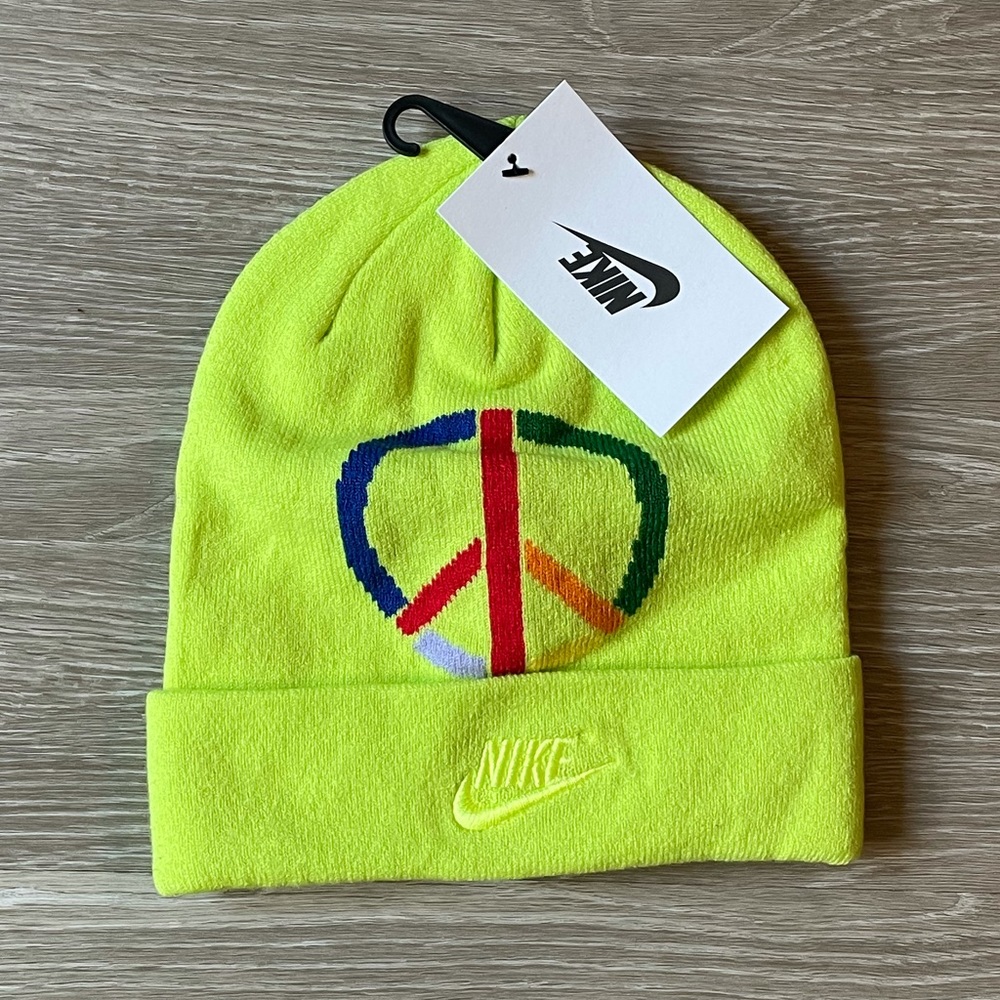 NWT Olivia Kim Nike Beanie Volt Unisex One Size